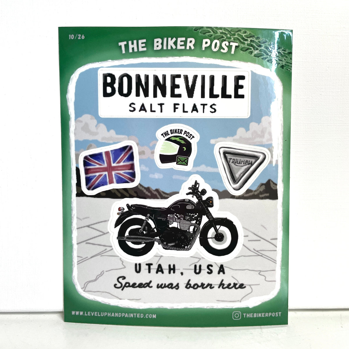 Triumph Bonneville T100 sticker sheet