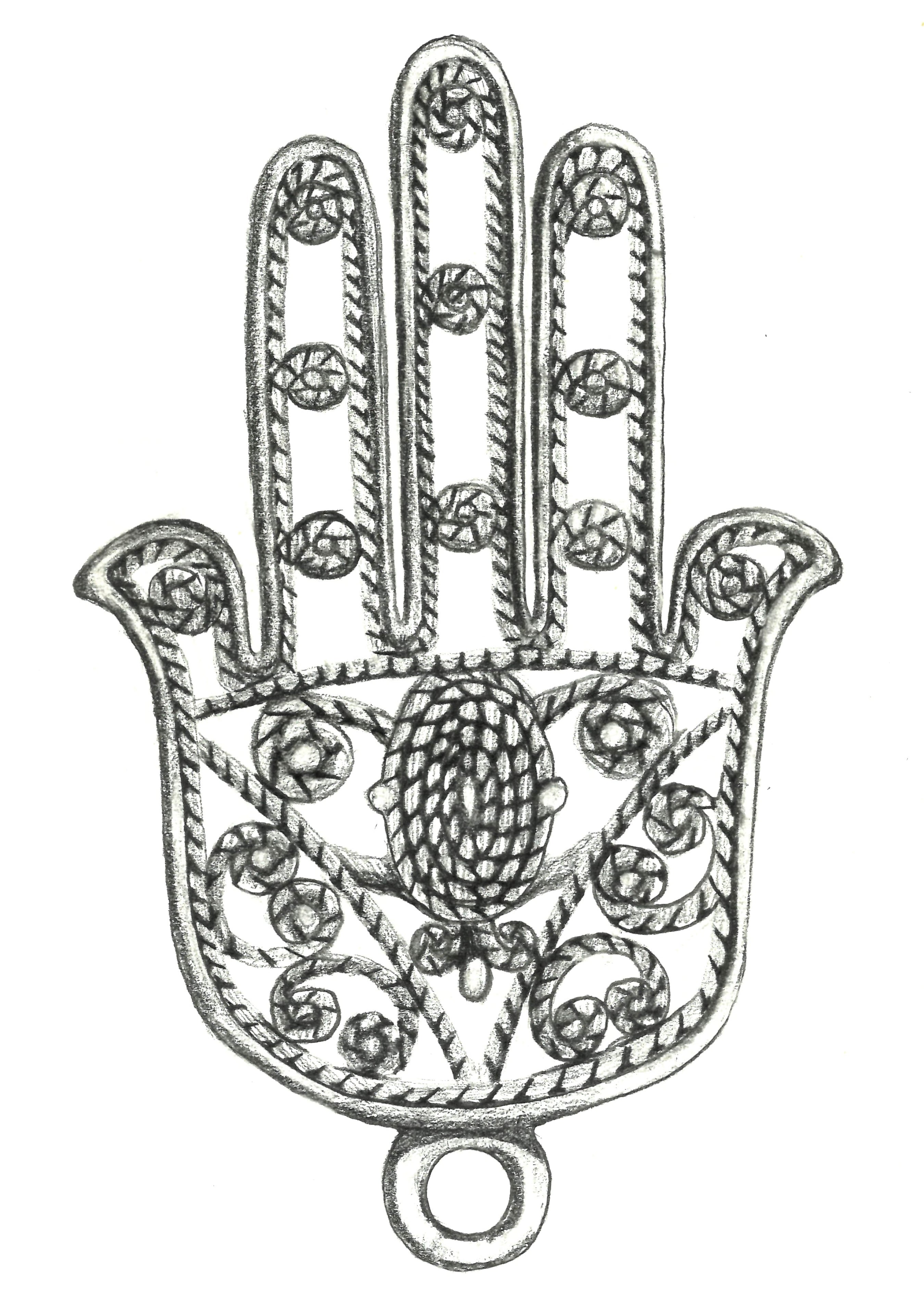 Khamsa art print