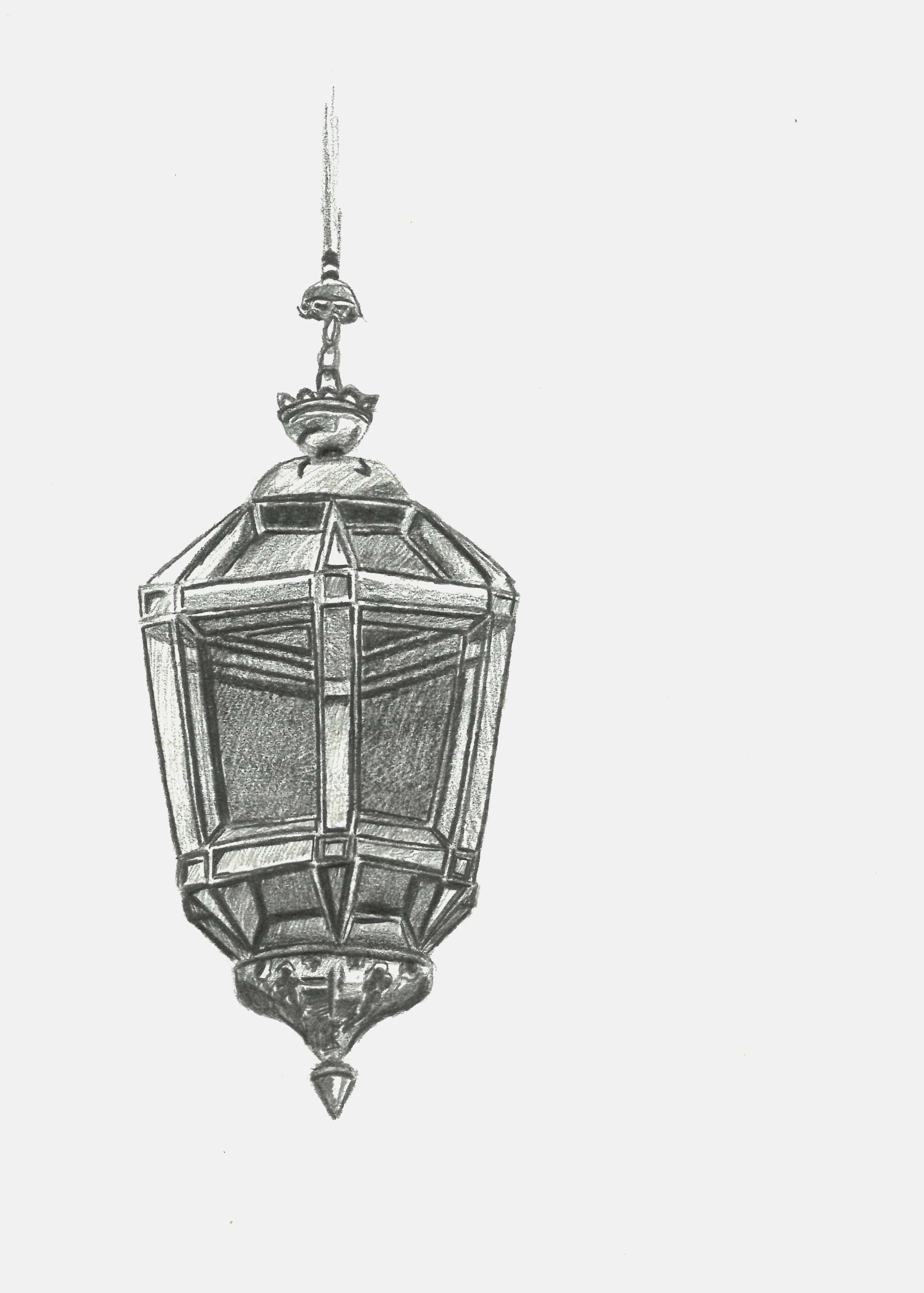 Glass Lantern art print