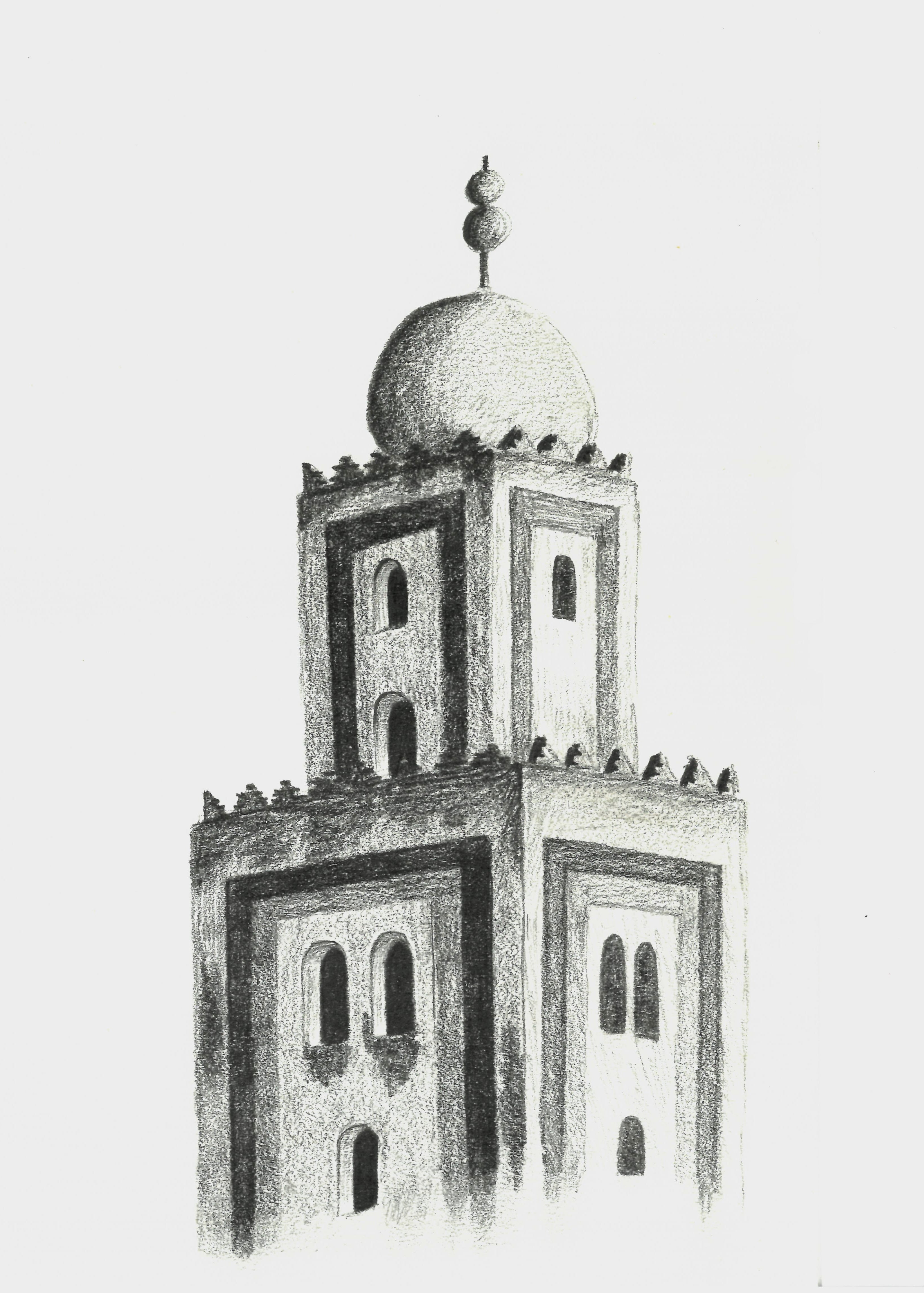 Mosque Tower art print